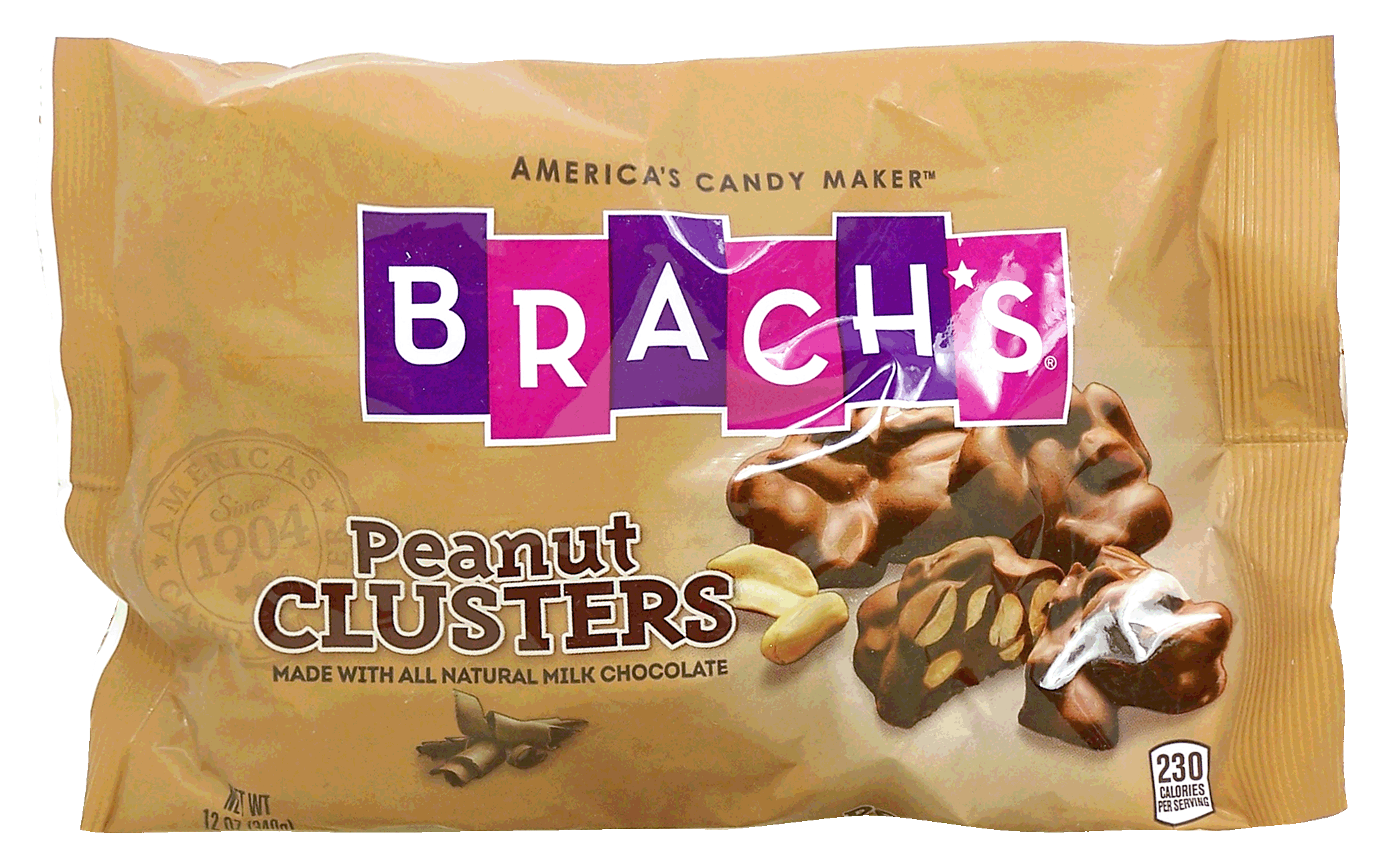 Brach's&nbsp;Peanut Clusters&nbsp;roasted peanuts covered in 100% milk chocolate Full-Size Picture